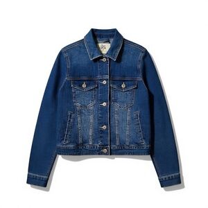 NWT Cosmic Blue Love x Stitch Fix Classic Dark Blue Denim Jean Jacket Classic